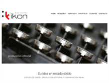 Tablet Screenshot of editorialikon.com